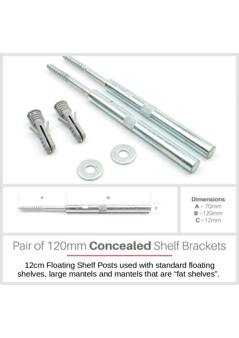 Mantel and Floating Shelf Posts