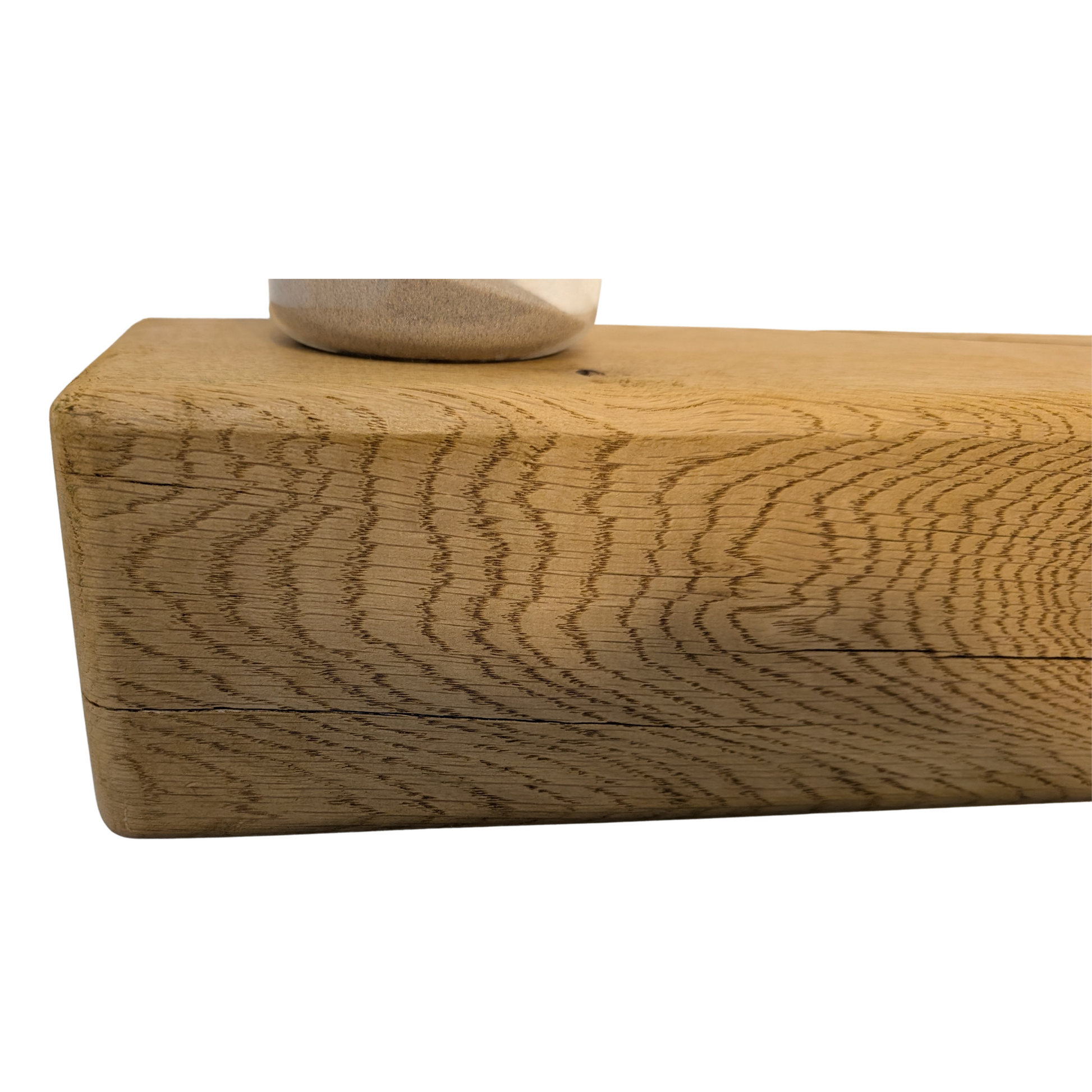 Oak Mantel Beam 4 x 6 Rounded Edge - Solid Oak Fireplace Beam