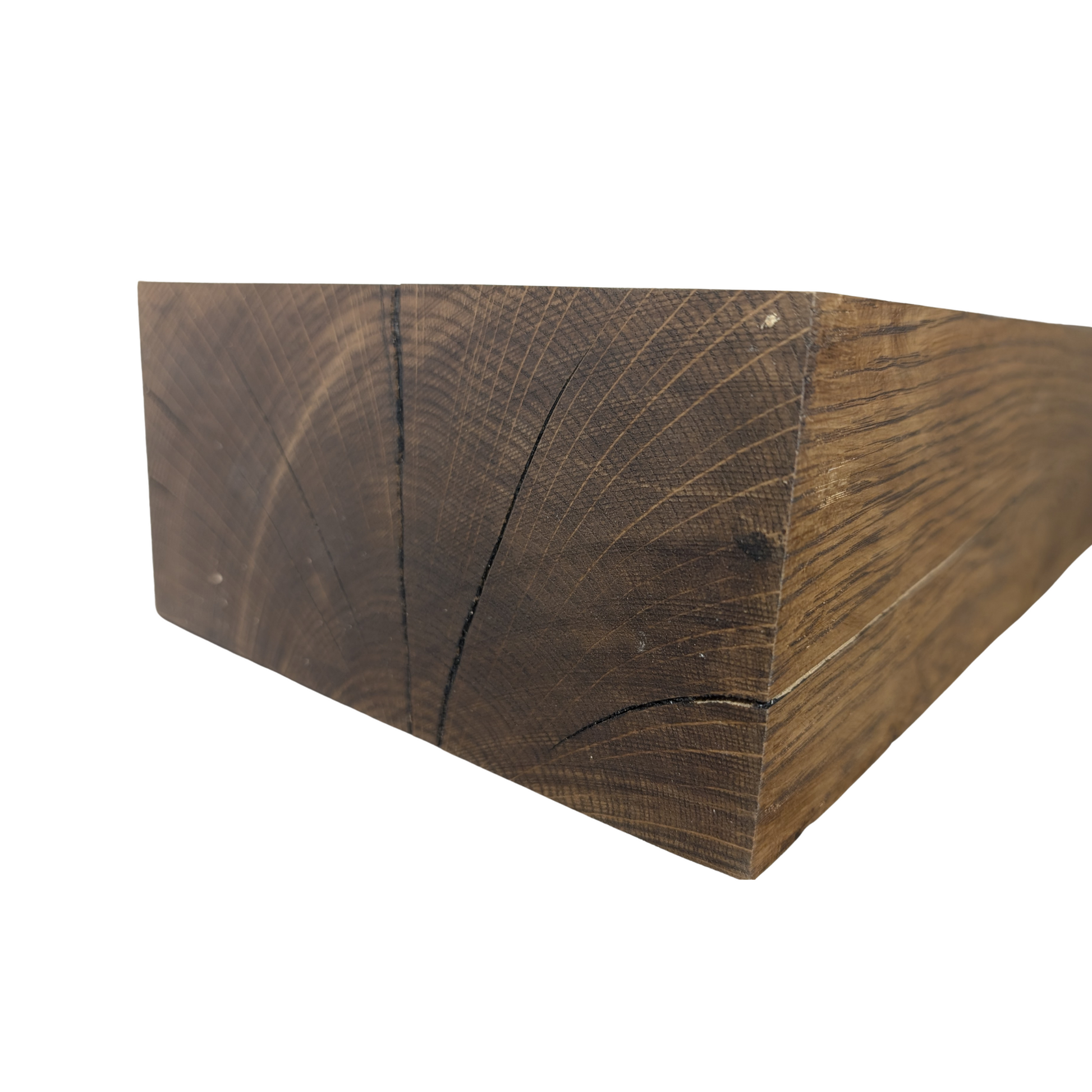Oak Mantel Beam 4 x 8 - Solid Oak Fireplace Beam