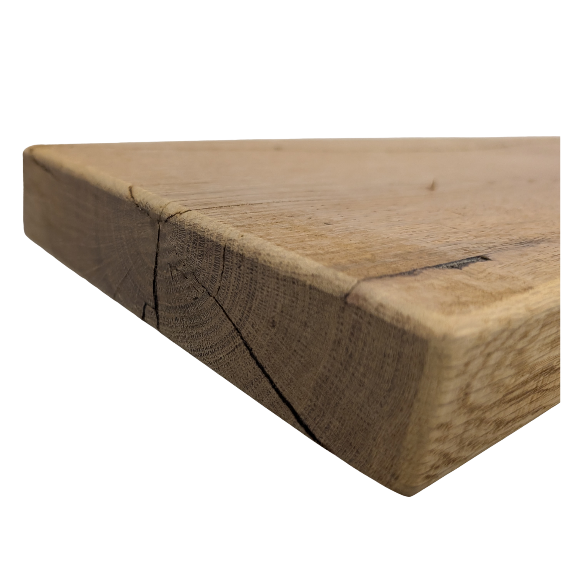 Solid Oak Floating Shelf - Rounded Edge - 5 Finishes Available 8x2 - Handmade For You