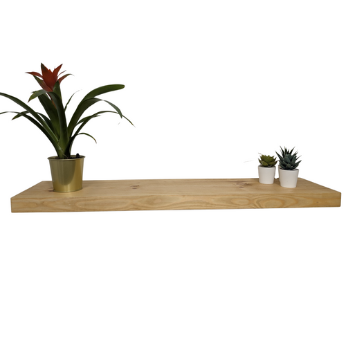 Floating Wooden Shelves - Solid Wood - 8in x 2in - 5 Finishes Available - Handmade For You