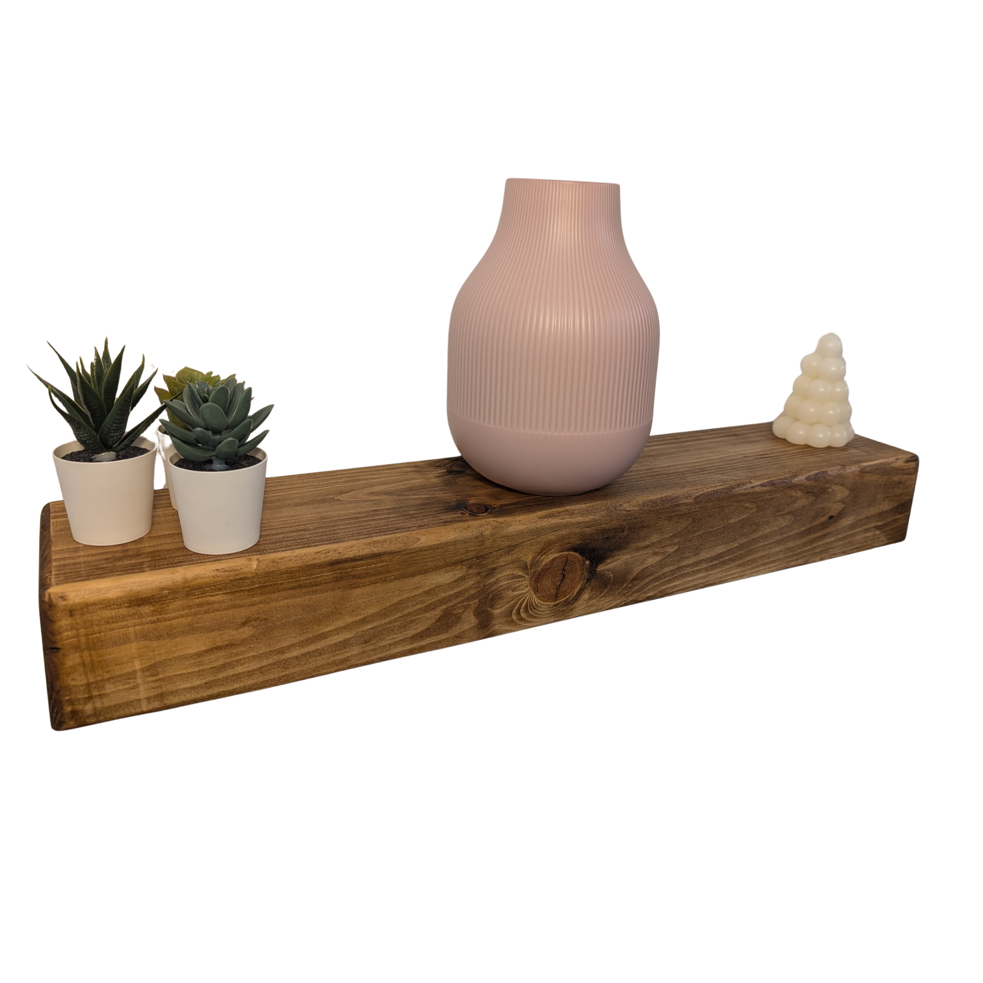 Rustic Mantel Beam 6x4 - Rounded - Solid Rustic Fireplace Beam