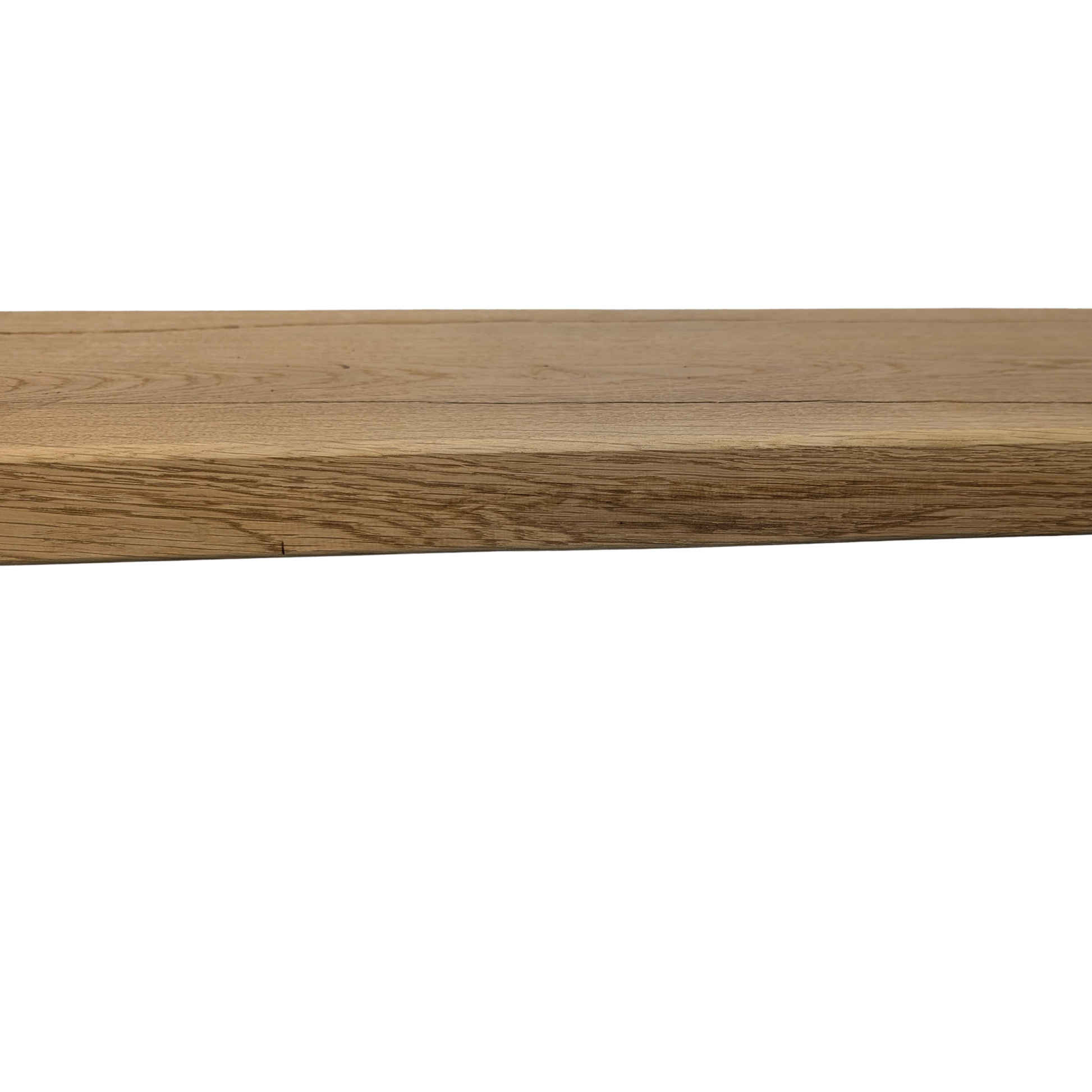 Solid  Curved Oak Floating Shelf - Rounded  - 5 Finishes Available 8x2 - Handmade For You (Copy)