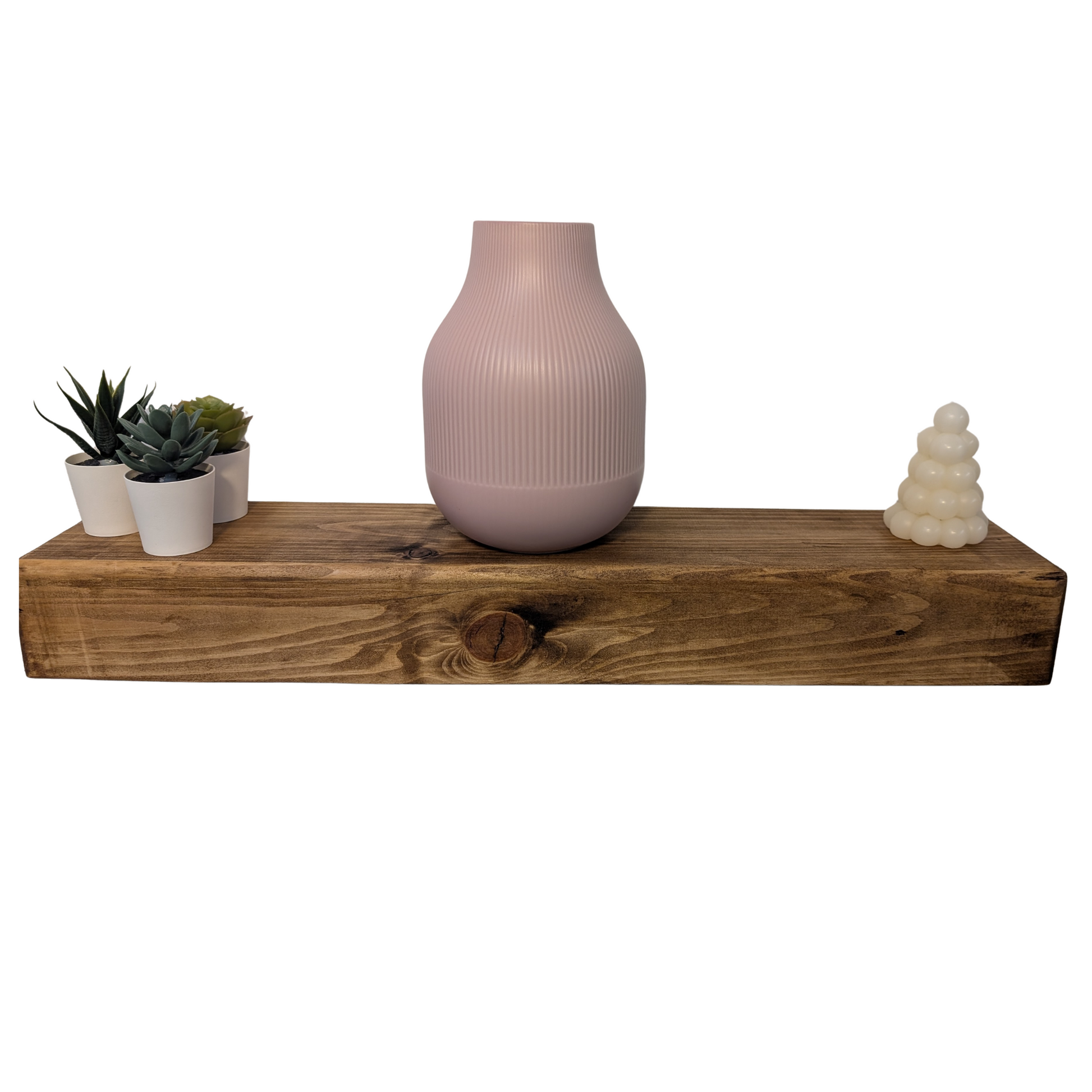 Rustic Mantel Beam 6x4 - Rounded - Solid Rustic Fireplace Beam