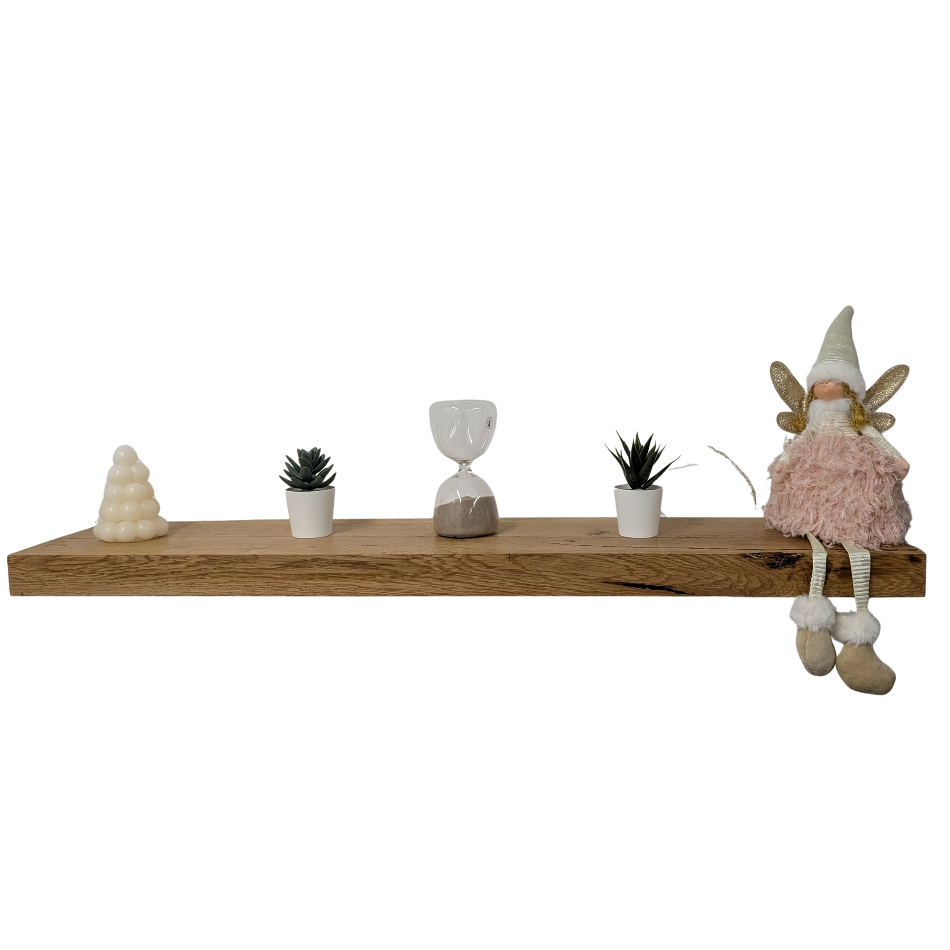 Floating Oak Shelf - 5 Finishes Available 8x2