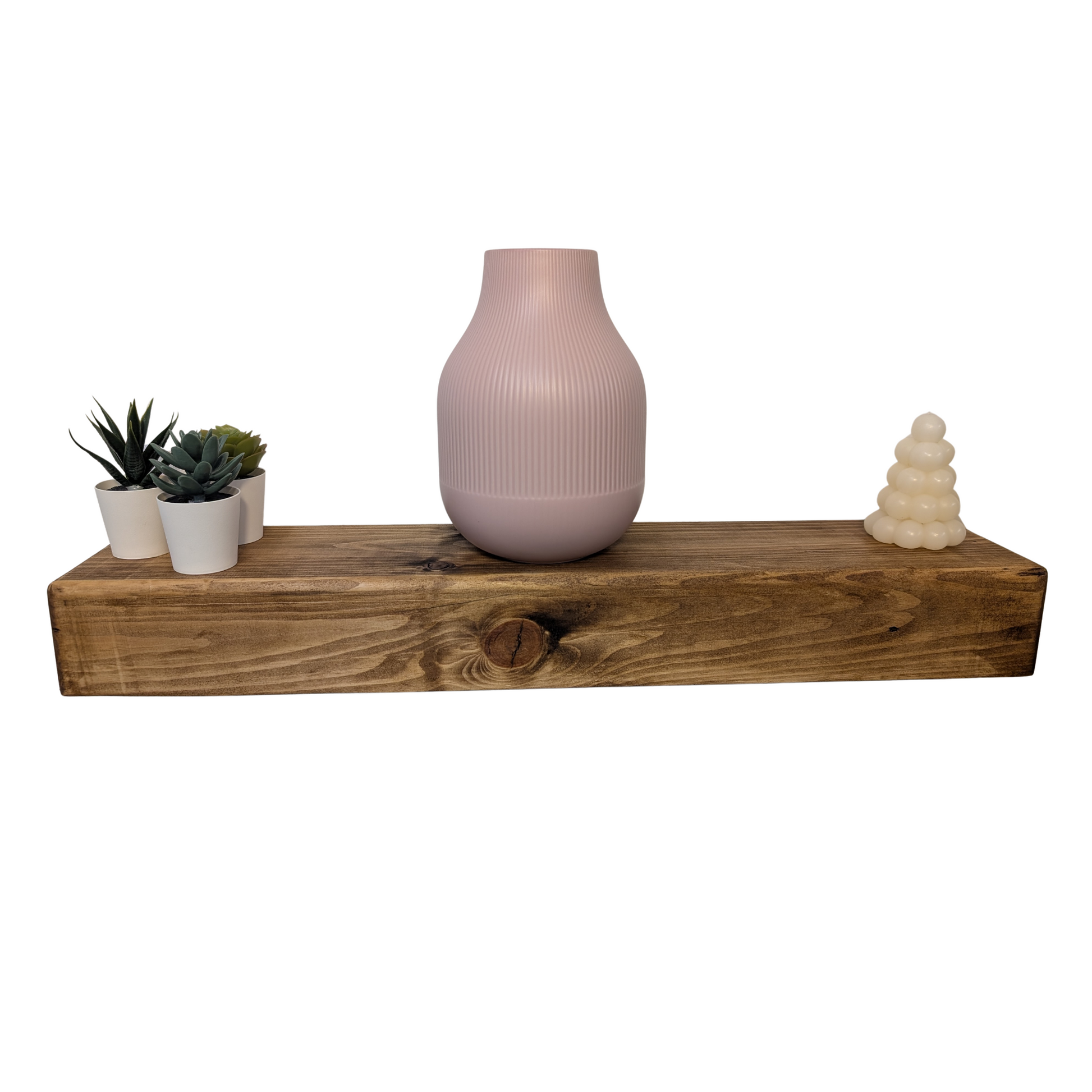 Rustic Mantel Beam 6x4 - Rounded - Solid Rustic Fireplace Beam