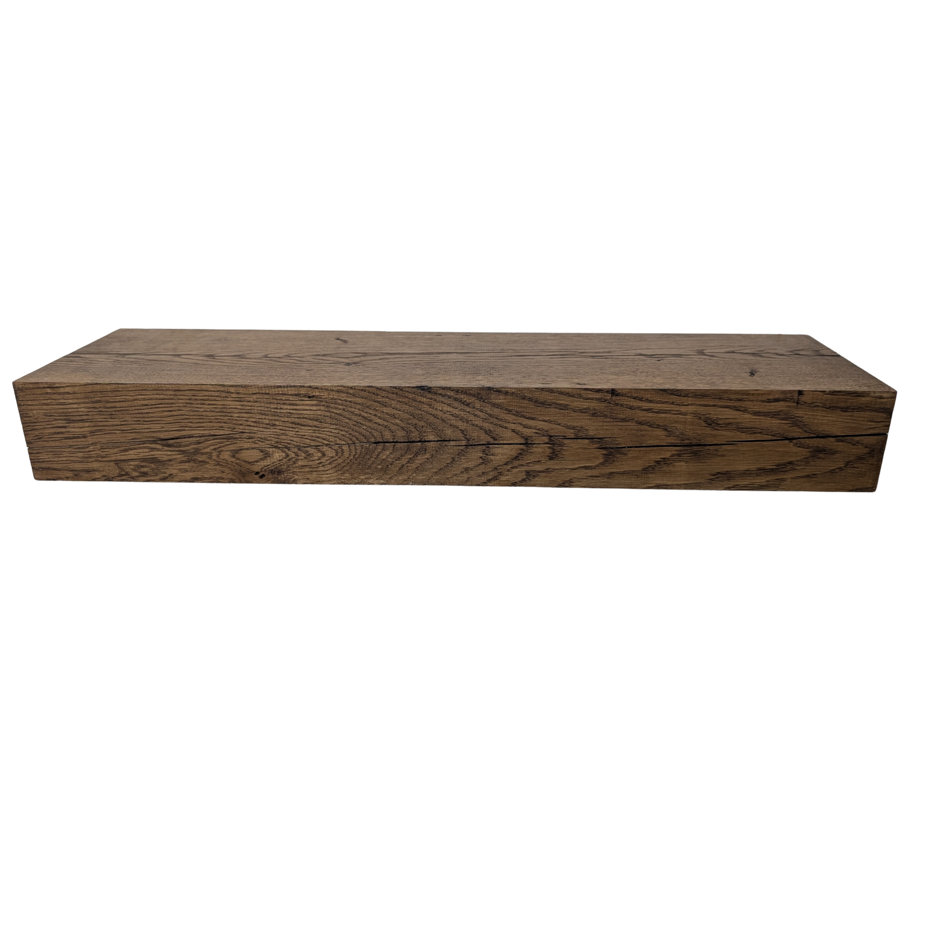 Oak Mantel Beam 4 x 8 - Solid Oak Fireplace Beam
