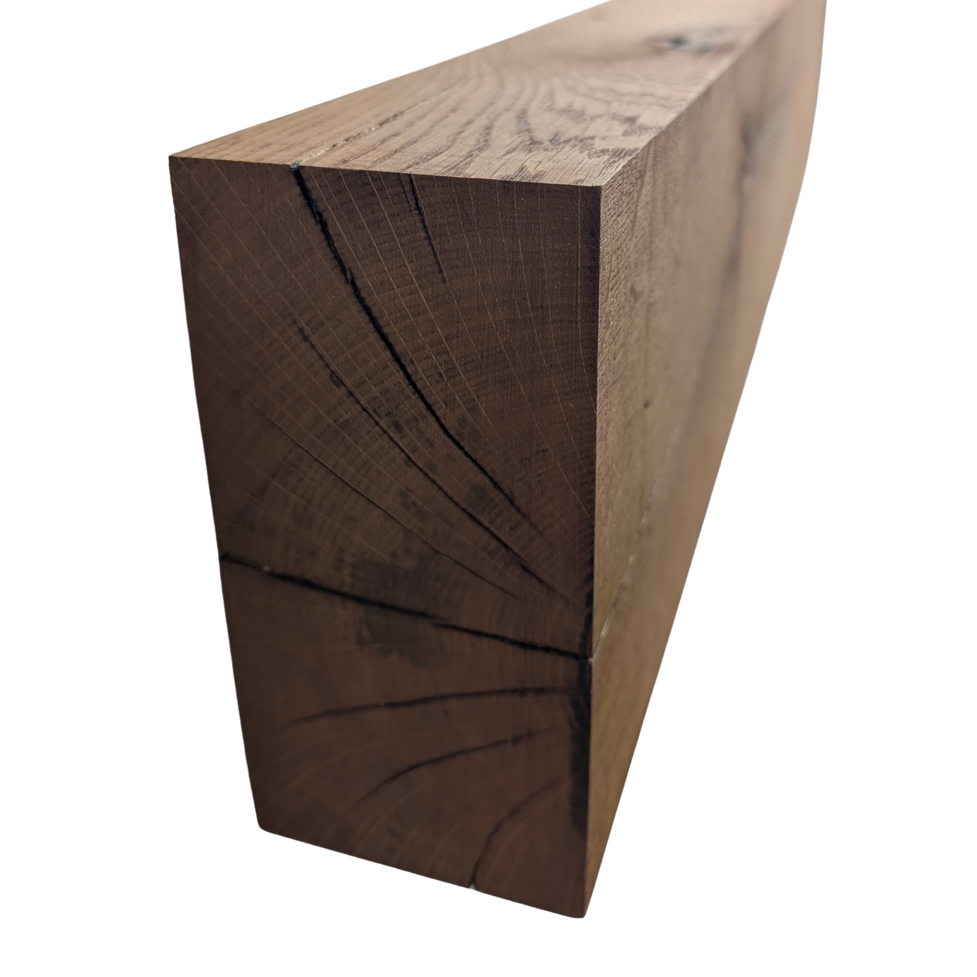 Oak Mantel - 8 x 4 - Solid Oak Fireplace Beam
