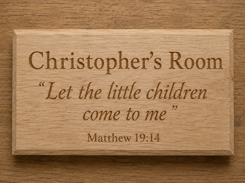 Child's Room Plaque