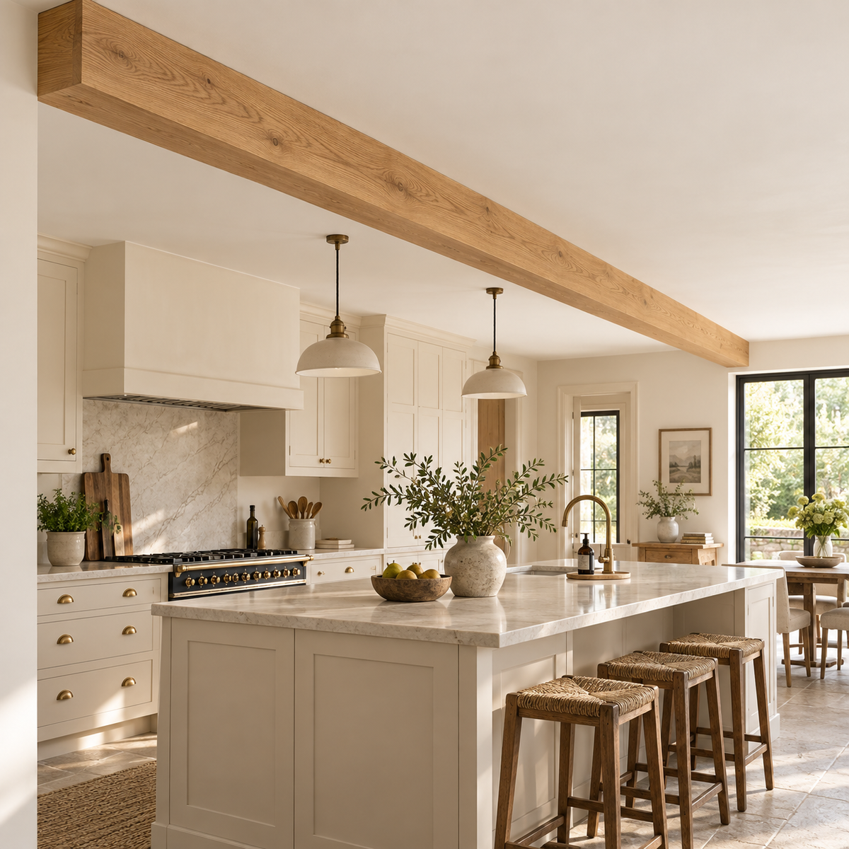 Oak Box Beams & RSJ Covers – Made to Measure Hollow Oak Beam Cladding