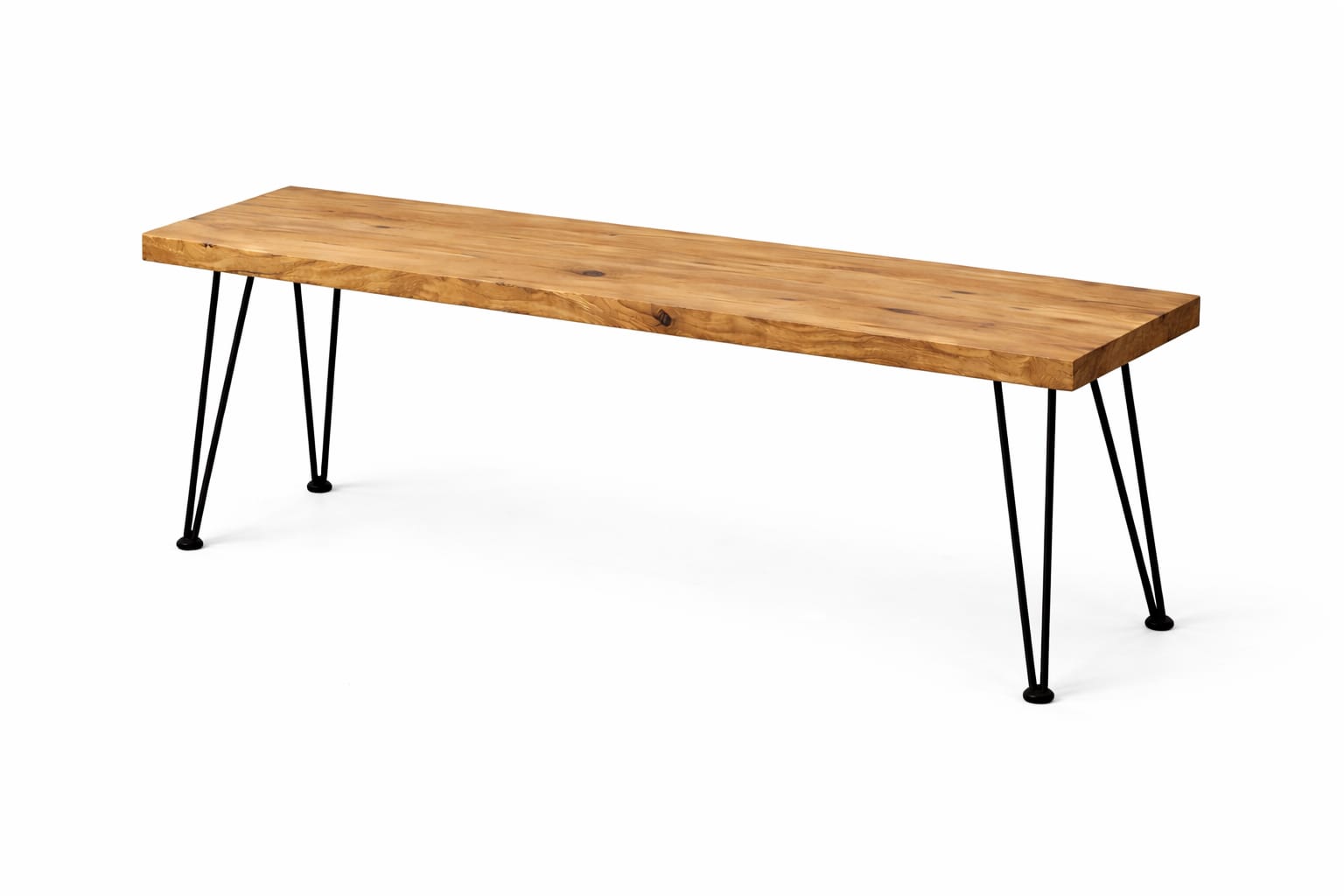 Dining Table Bench  Hairpin Legs