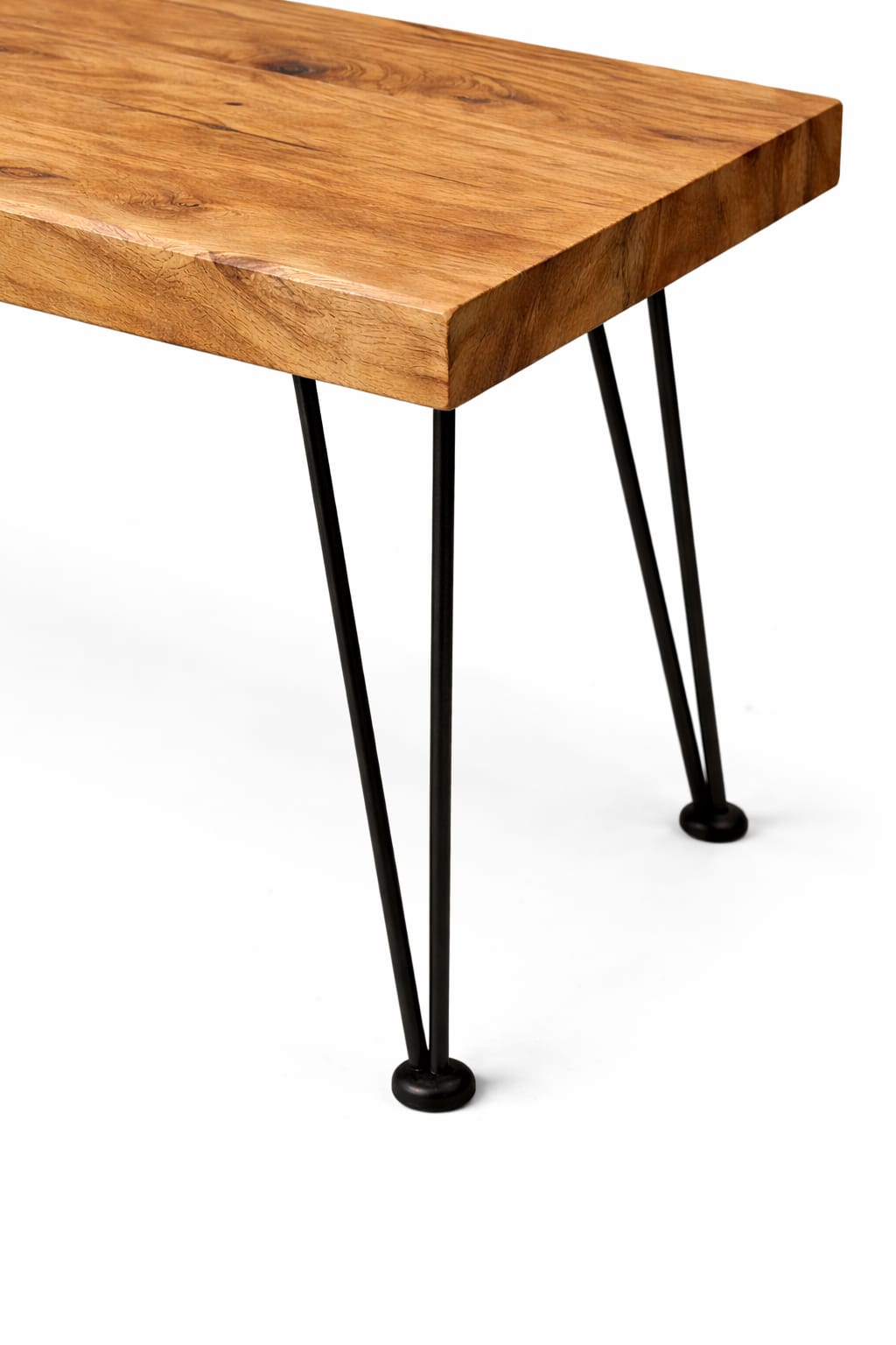 Dining Table Bench  Hairpin Legs