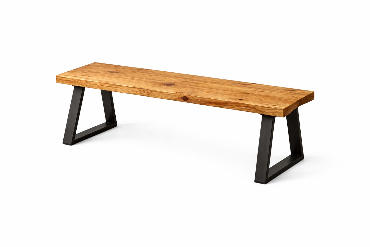 Dining Table Bench Trapezium Legs