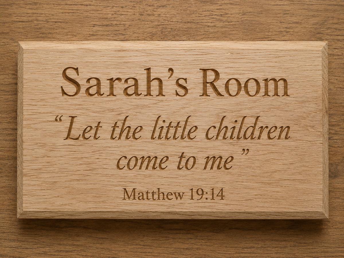 Child's Room Plaque